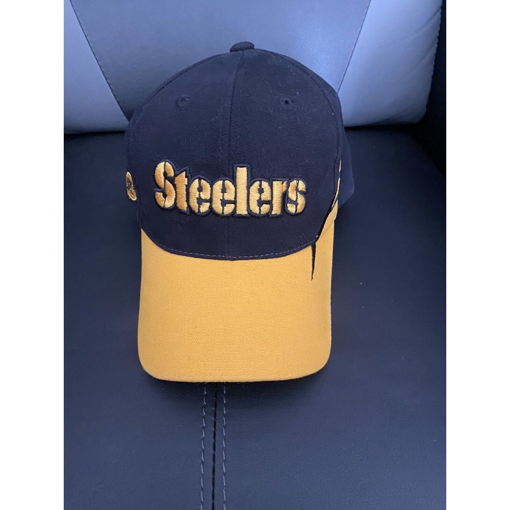 Pittsburgh Steelers Cap Hat NFL SPL28 Adjustable Back Black Gold One Size OSFM